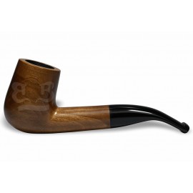 Cachimbo Elite Grande Curvo Encerado (Filtro Permanente) Piteira Chifre Natural - 0146-2 G PO